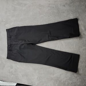 Palenzo Dress Pants Men's 34 Black Pockets Button Zip Closure Straight Belt Loop